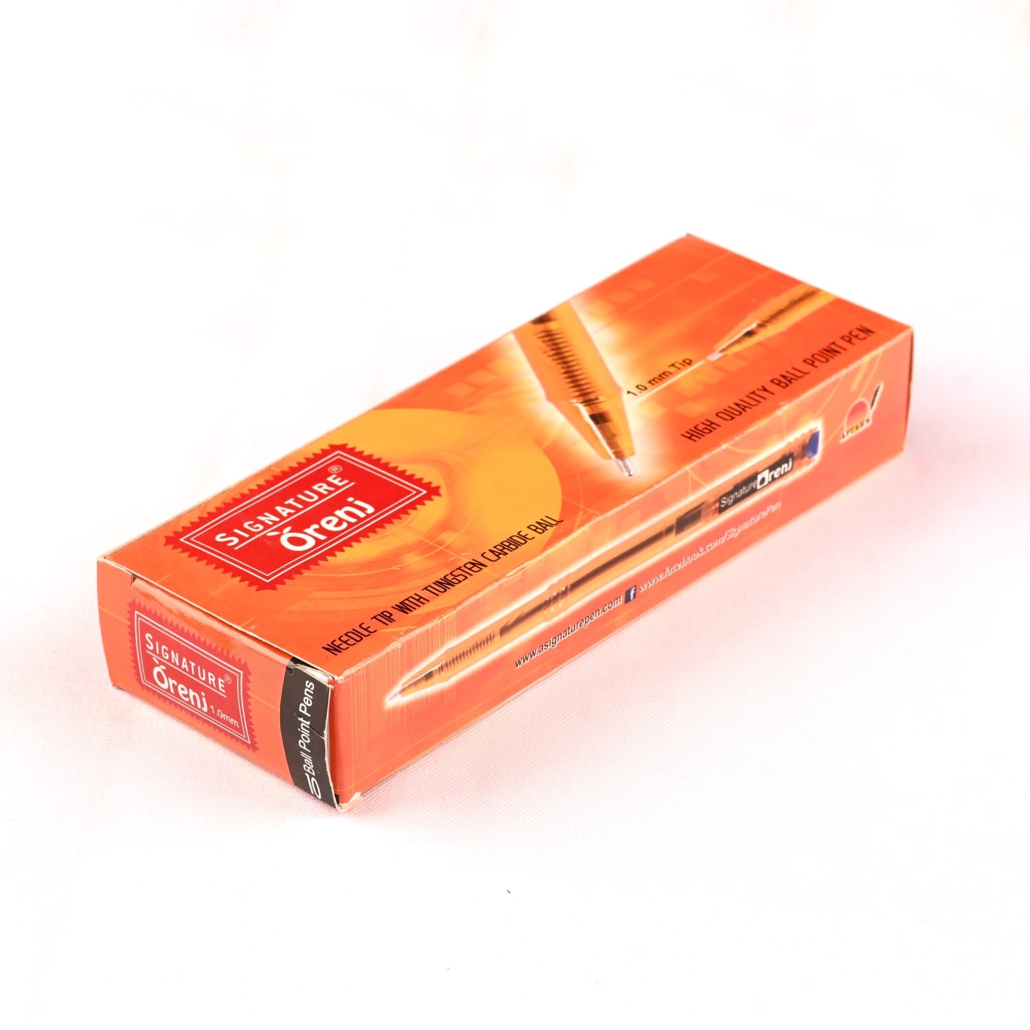 Signature Orenj (ORJ) (Retractable Ball Point Pen) - Red - Al Masam Stationery LLC