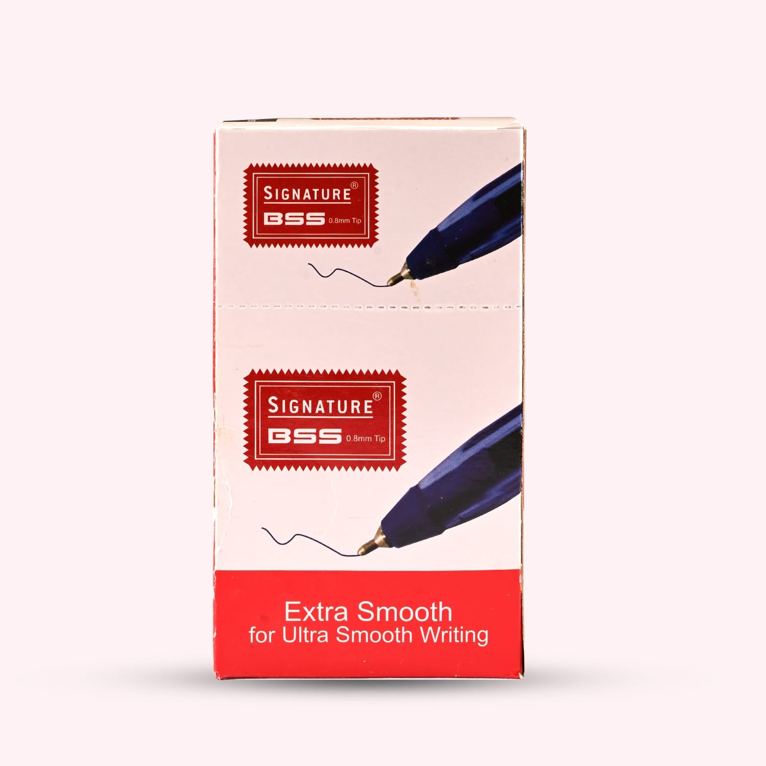 Signature BSS (0.8mm Tip Ball Point Pen) (BSS) - Black | Pack Containin 50 Piece - Al Masam Stationery LLC