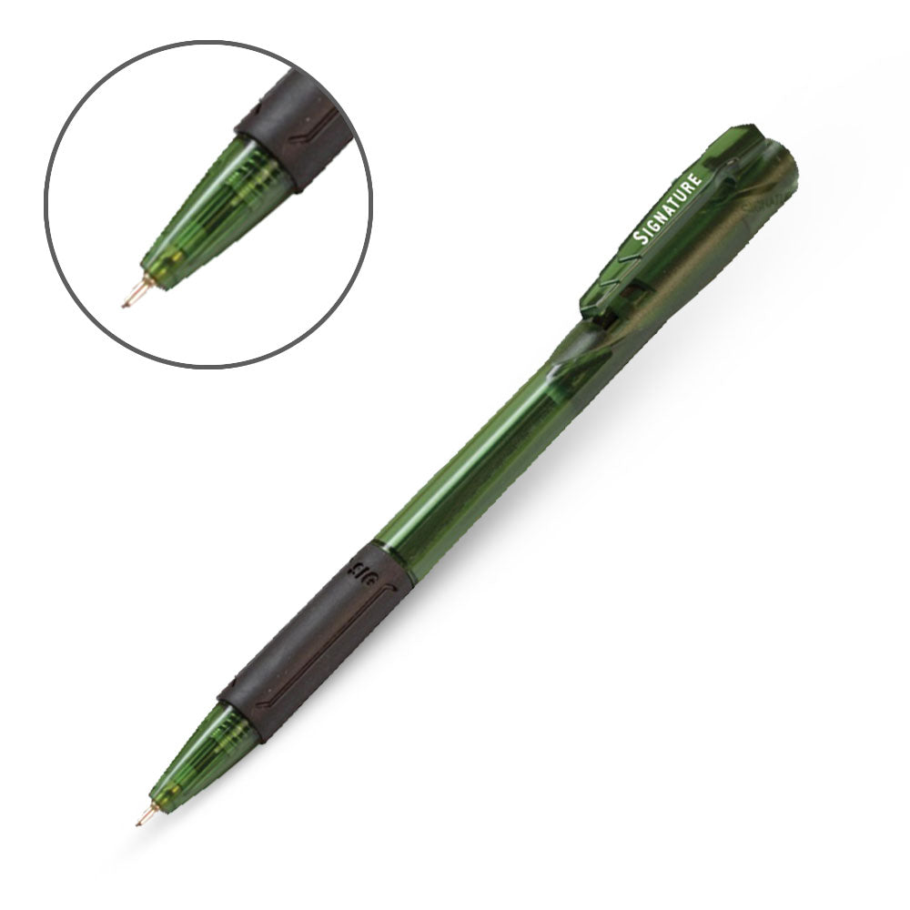 Signature Soft Feel (SML) (Retractable Ball Point Pen) - Black - Al Masam Stationery LLC Main image