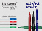 Signature Markpro (SMP) (The Permanent Marker) - Black | Pack Containin 10 Piece - Al Masam Stationery LLC