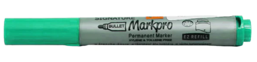 Signature Markpro (SMP) (The Permanent Marker) - Green | Pack Containin 10 Piece - Al Masam Stationery LLC Main image
