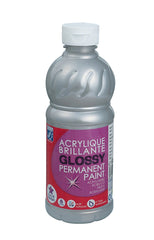 Lefranc & Bourgeois Glossy Acrylic Paint Silver - Al Masam Stationery LLC