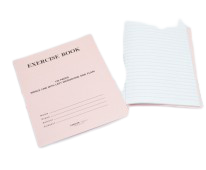 Notebook Single Line with One Side Plain 200 Pages (interleaf)