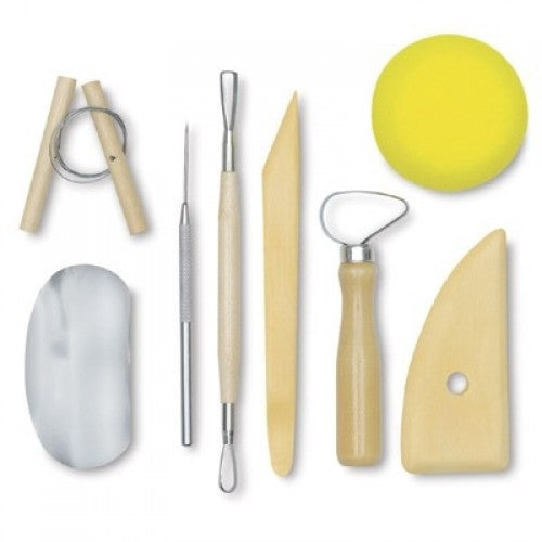 SINOART POTTERY TOOL SET OF 8 PC - Al Masam Stationery LLC Main image