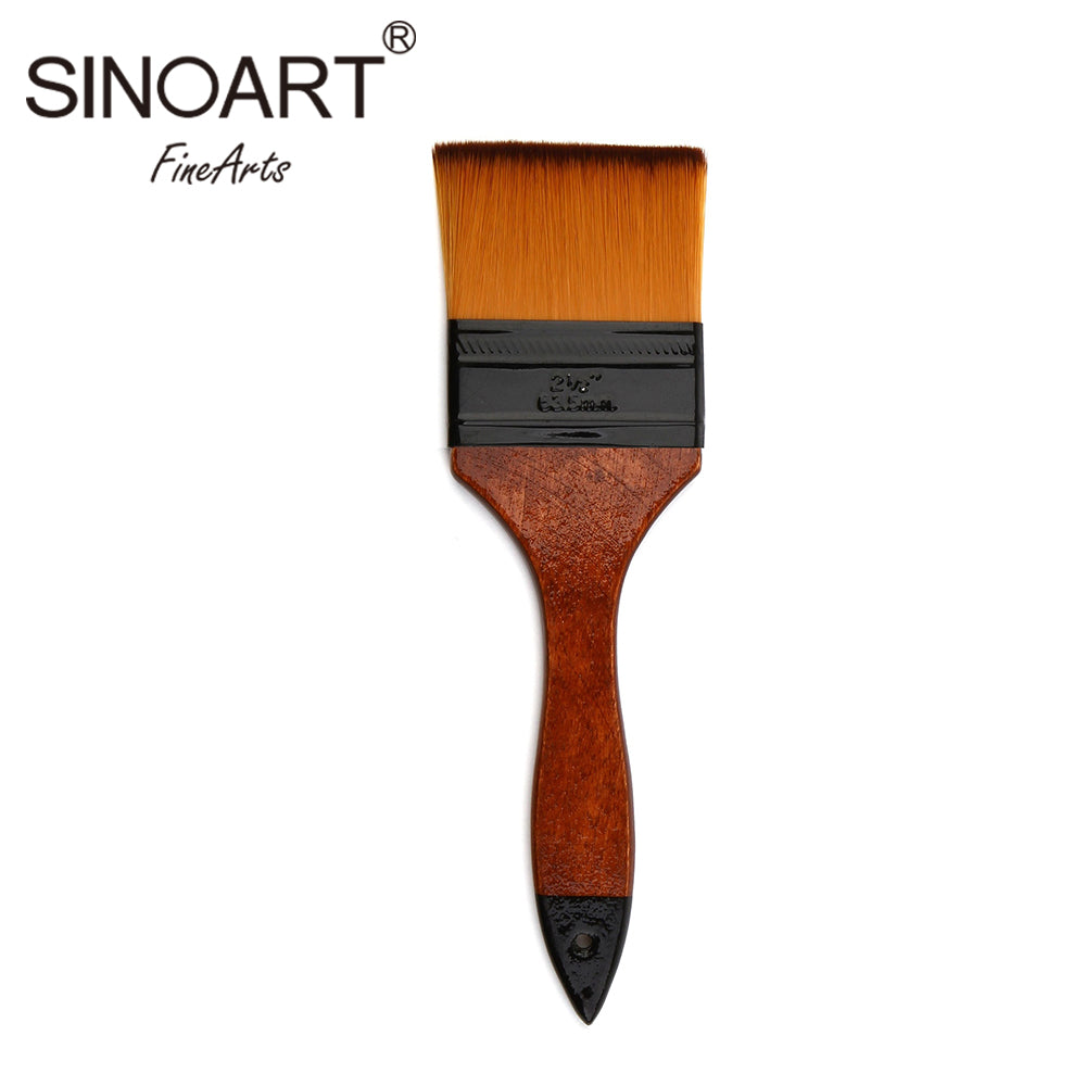 ARTIST NYLON BRUSH FLAT 3" - Al Masam Stationery LLC Main image