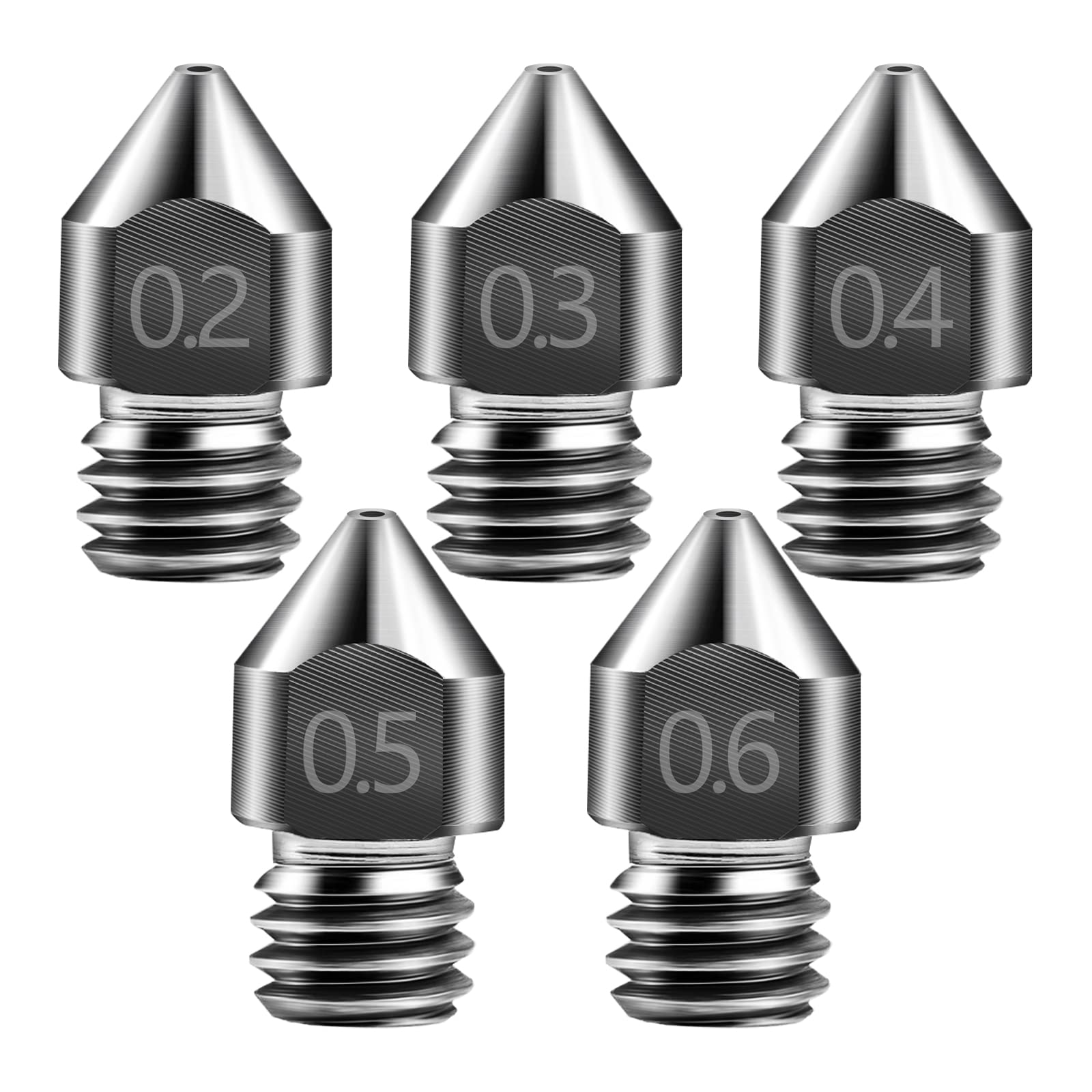 L&B - Screw on Metal Nozzle - No.6 - Al Masam Stationery LLC Main image