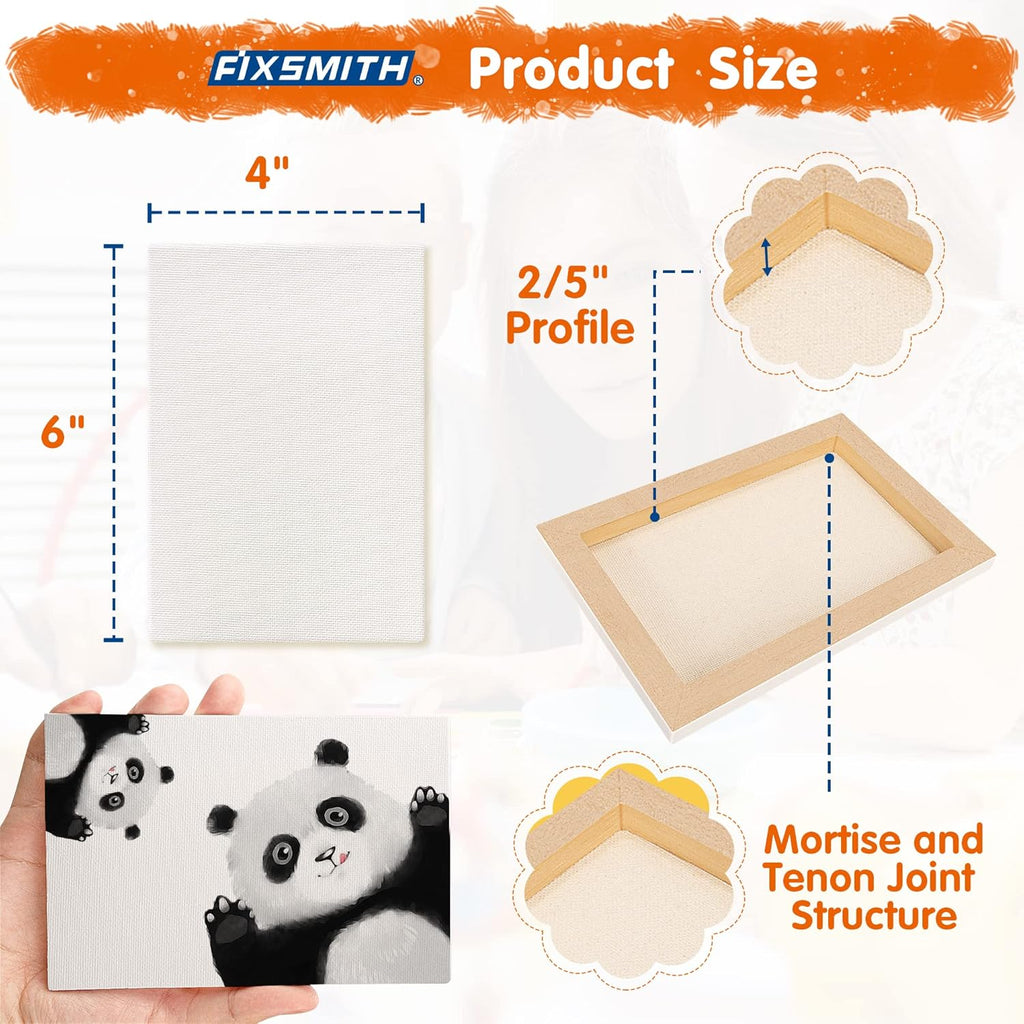 MINI STRETCHED CANVAS 4X6 CM -Z - Al Masam Stationery LLC