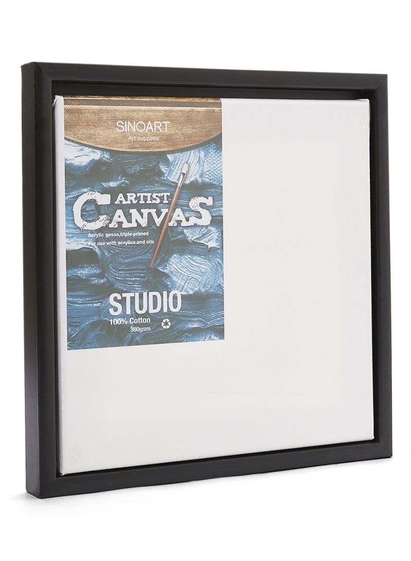 Sinoart Frame Strected Canvas Set,30x30cm Black/White - Al Masam Stationery LLC Main image