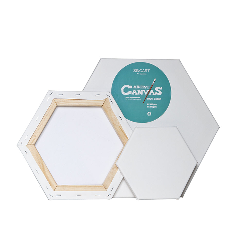 SINOART Hexagonal Stretched Canvas - Al Masam Stationery LLC