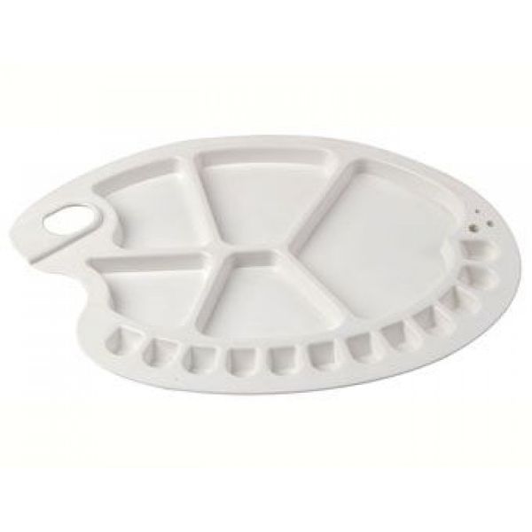 SINOART Plastic Palette  - Acrylic palette 40X28cm,3mm Thick - Al Masam Stationery LLC Main image