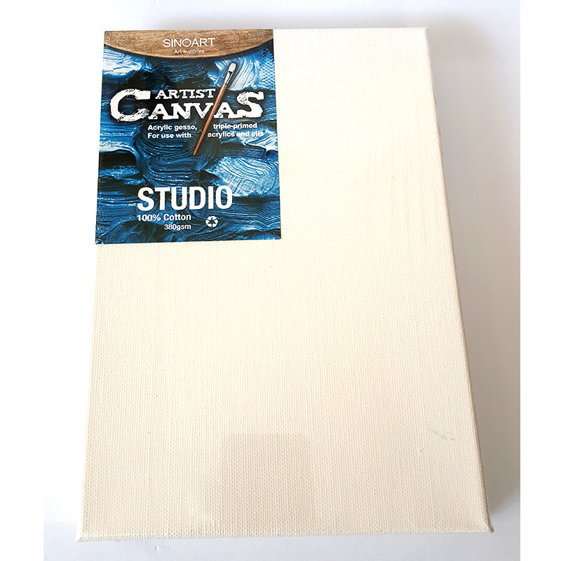 SINOART STRETCHED CANVAS - 100% COTTON 1.5"- 10" X 7" - Al Masam Stationery LLC Main image