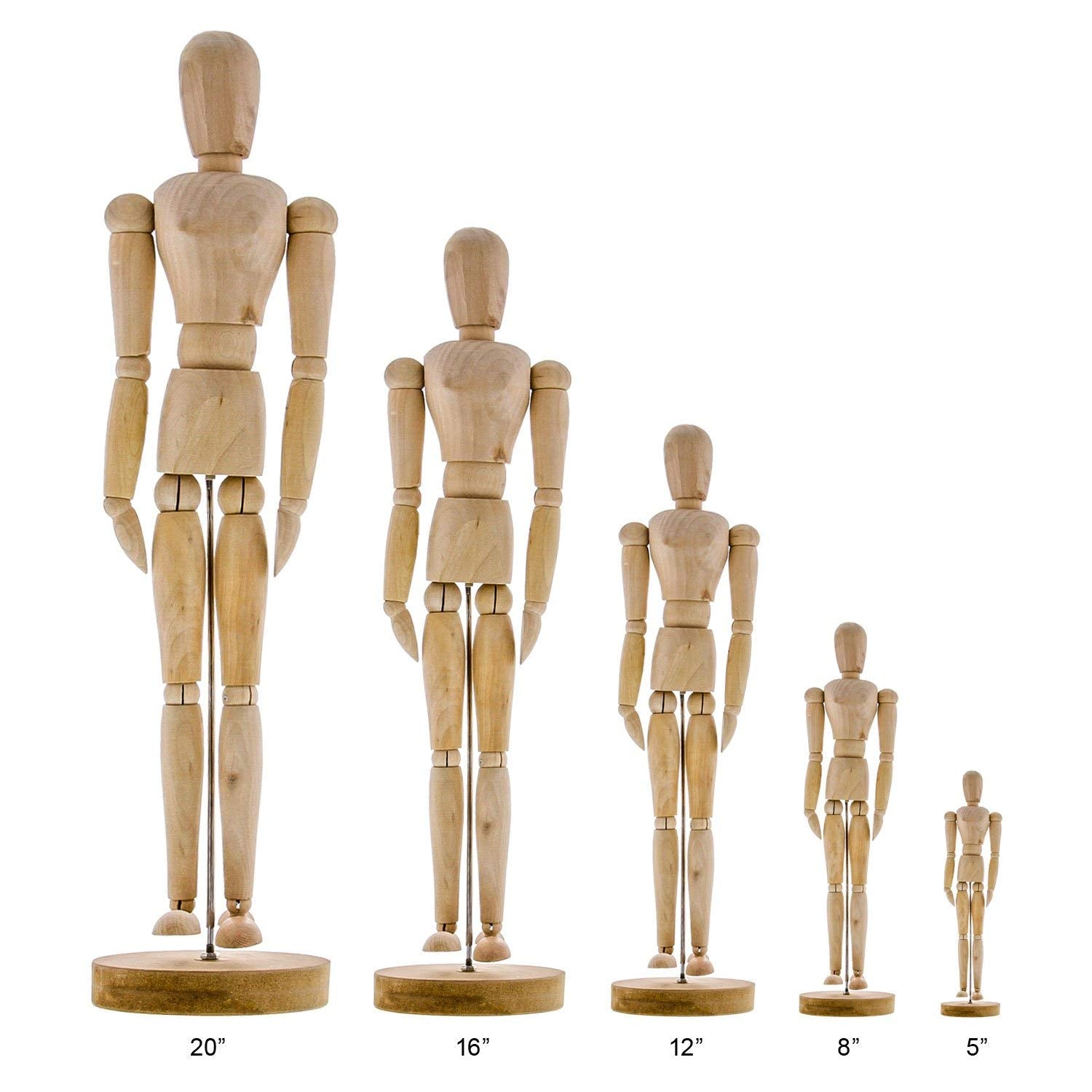 SINOART Human mannequins  SFM022, 20” Male - Al Masam Stationery LLC