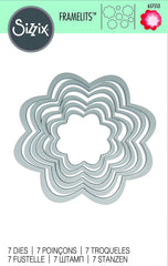 Framelits Die Set 7Pk Flowers - Al Masam Stationery LLC