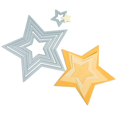 Framelits Die Set 5Pk Stars - Al Masam Stationery LLC