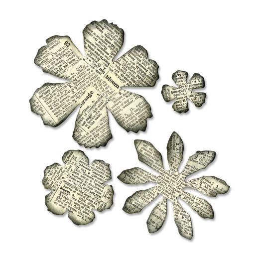 Bigz Die Tattered Florals By Tim Holtz - Al Masam Stationery LLC Main image