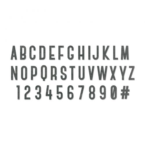 Bigz Xl Alphabet Die Society By Tim Holtz - SIZ 664169 - Al Masam Stationery LLC Main image