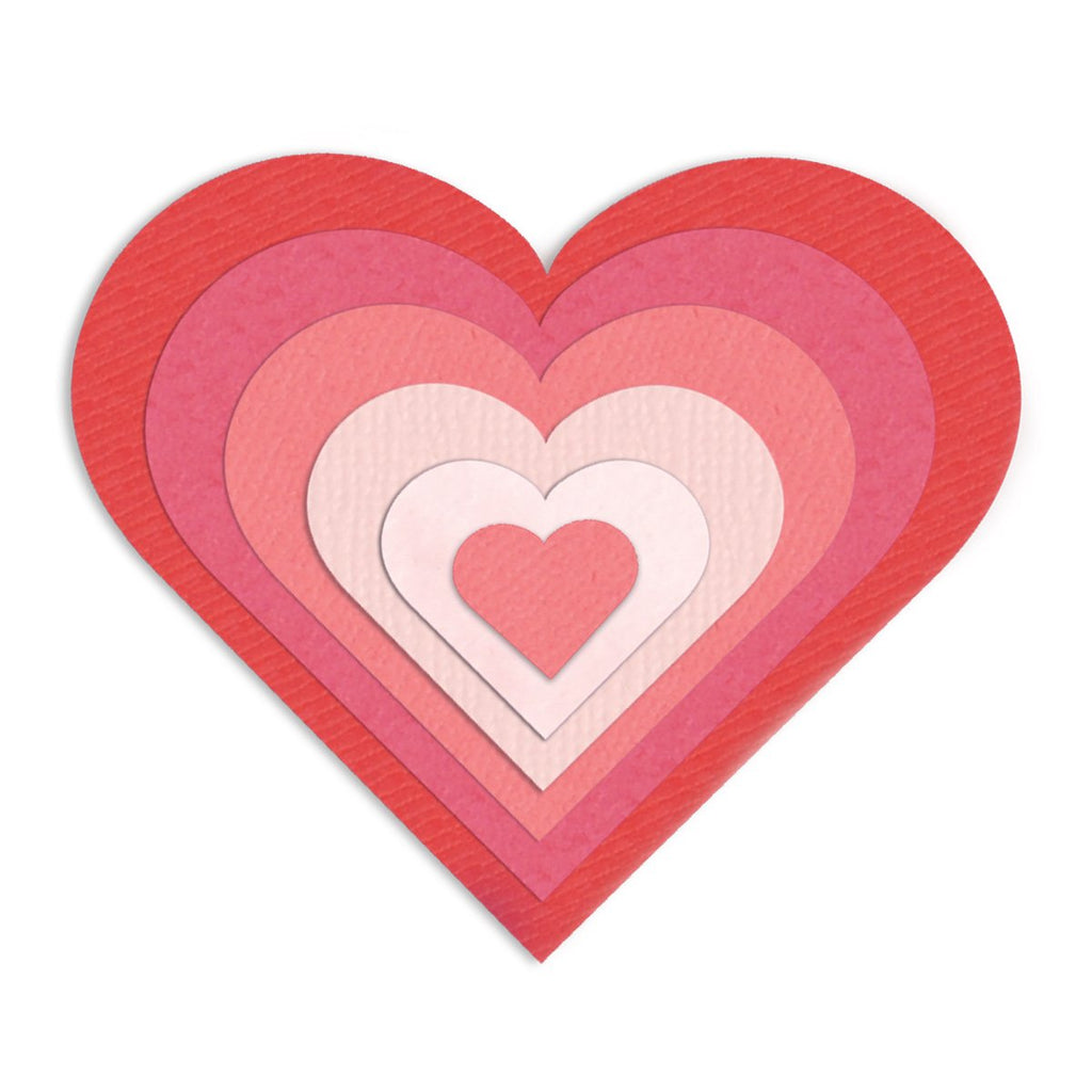 Framelits Die Set 6Pk Hearts - Al Masam Stationery LLC