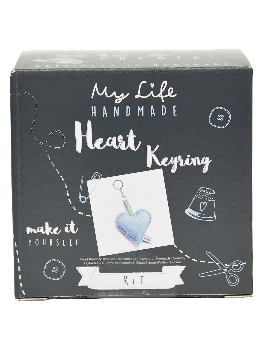 My Life Handmade Diy Mini Kit Heart Keyring Secondary image