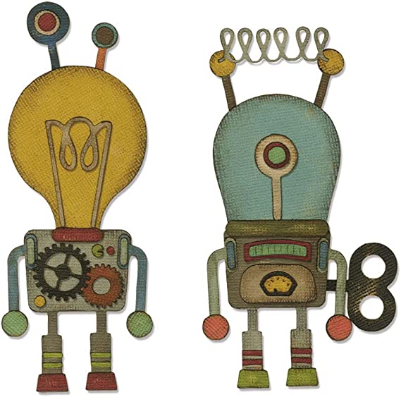Thinlits Die Set 14Pk Robotic By Tim Holtz - SIZ 664162 - Al Masam Stationery LLC Main image