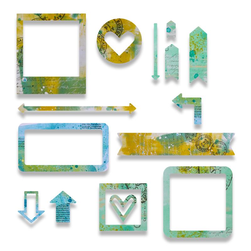 Thinlits Die Set 15Pk Frames By Pete Hughes - Al Masam Stationery LLC Main image
