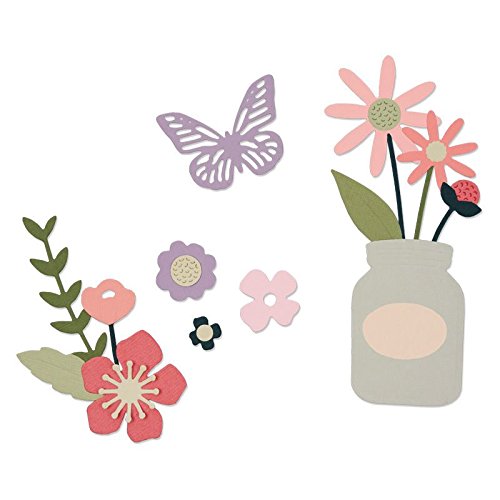 Thinlits Die Set 17Pk Garden Florals By My Life Handmade - Al Masam Stationery LLC Main image