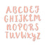 Thinlits Die Set 26Pk Brush Capital Alpha By Debi Potter - Al Masam Stationery LLC