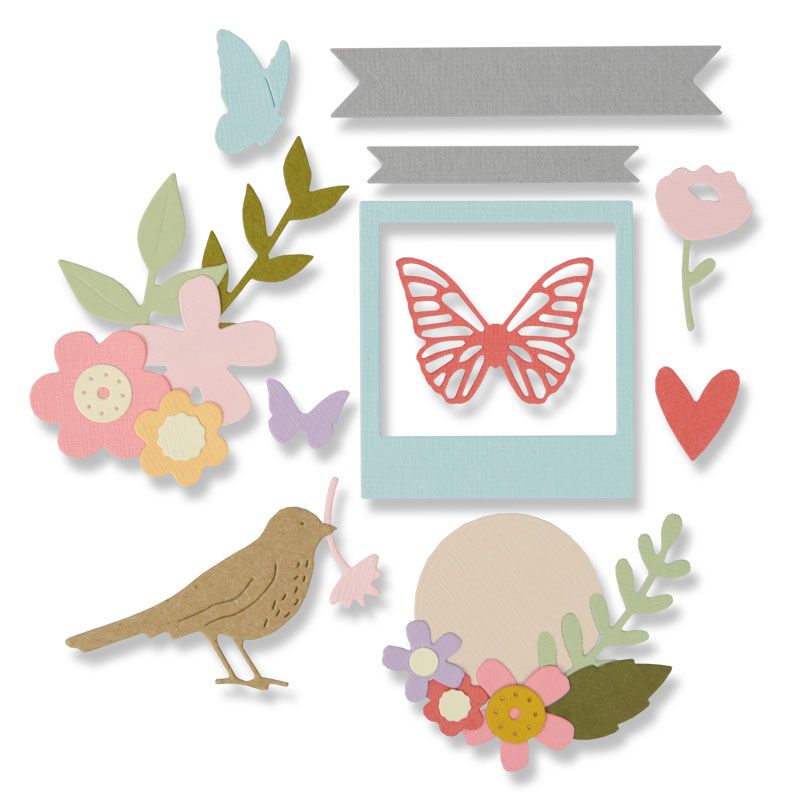 Thinlits Die Set 27Pk Floral Banner By Sophie Guilar - Al Masam Stationery LLC Main image