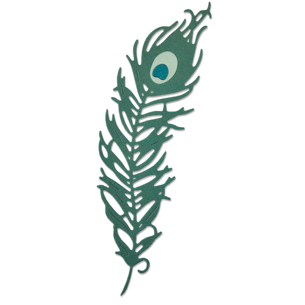 Thinlits Die Set 3Pk Peacock Feather By Pete Hughes - Al Masam Stationery LLC