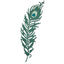 Thinlits Die Set 3Pk Peacock Feather By Pete Hughes - Al Masam Stationery LLC