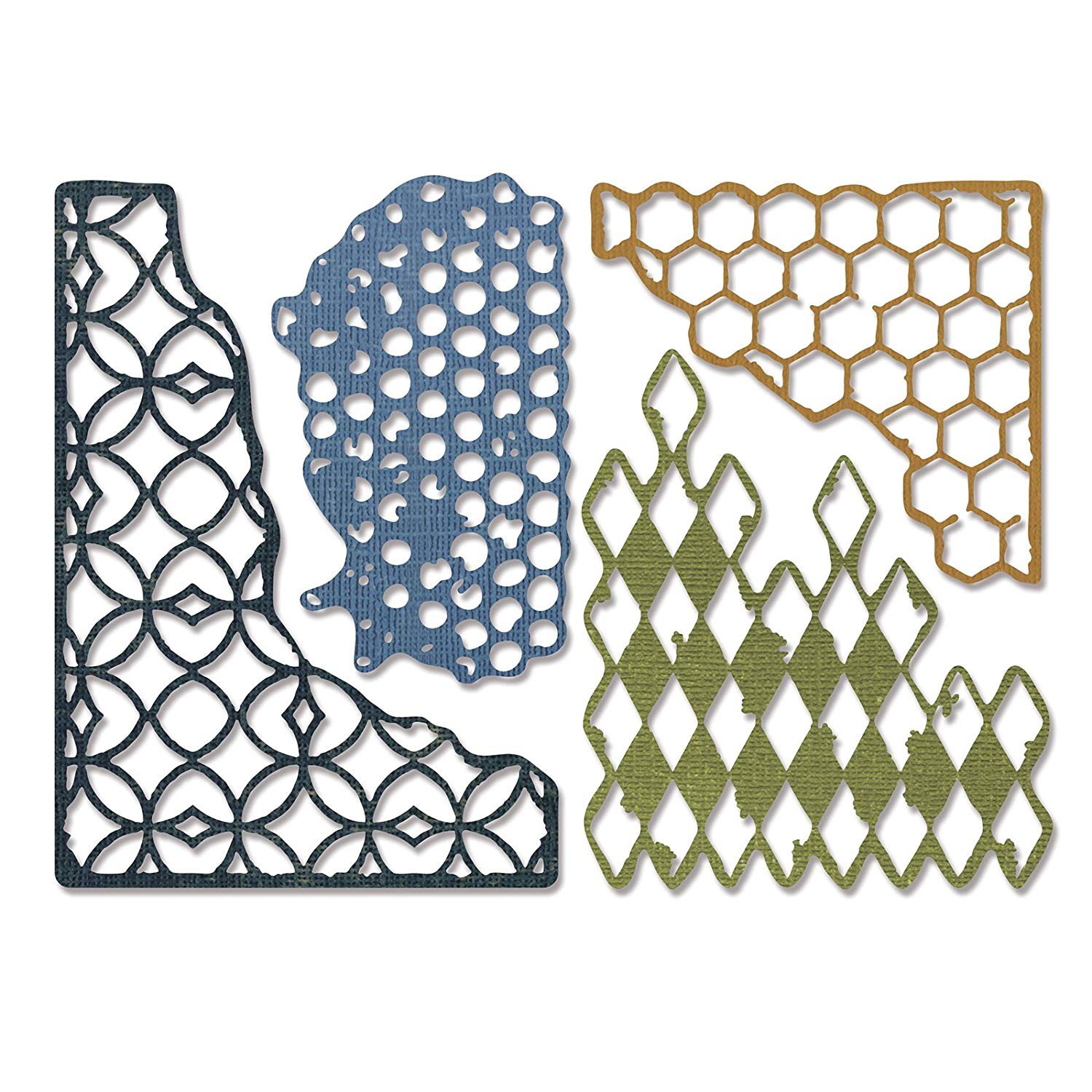 Thinlits Die Set 4Pk Mixed Media By Tim Holtz - Al Masam Stationery LLC Main image