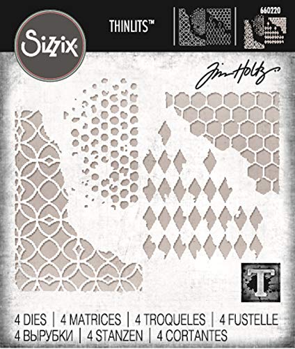 Thinlits Die Set 4Pk Mixed Media By Tim Holtz Secondary image