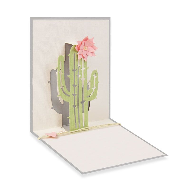 Thinlits Die Set 4Pk Pop-Up Cactus By Sharon Drury - Al Masam Stationery LLC Main image