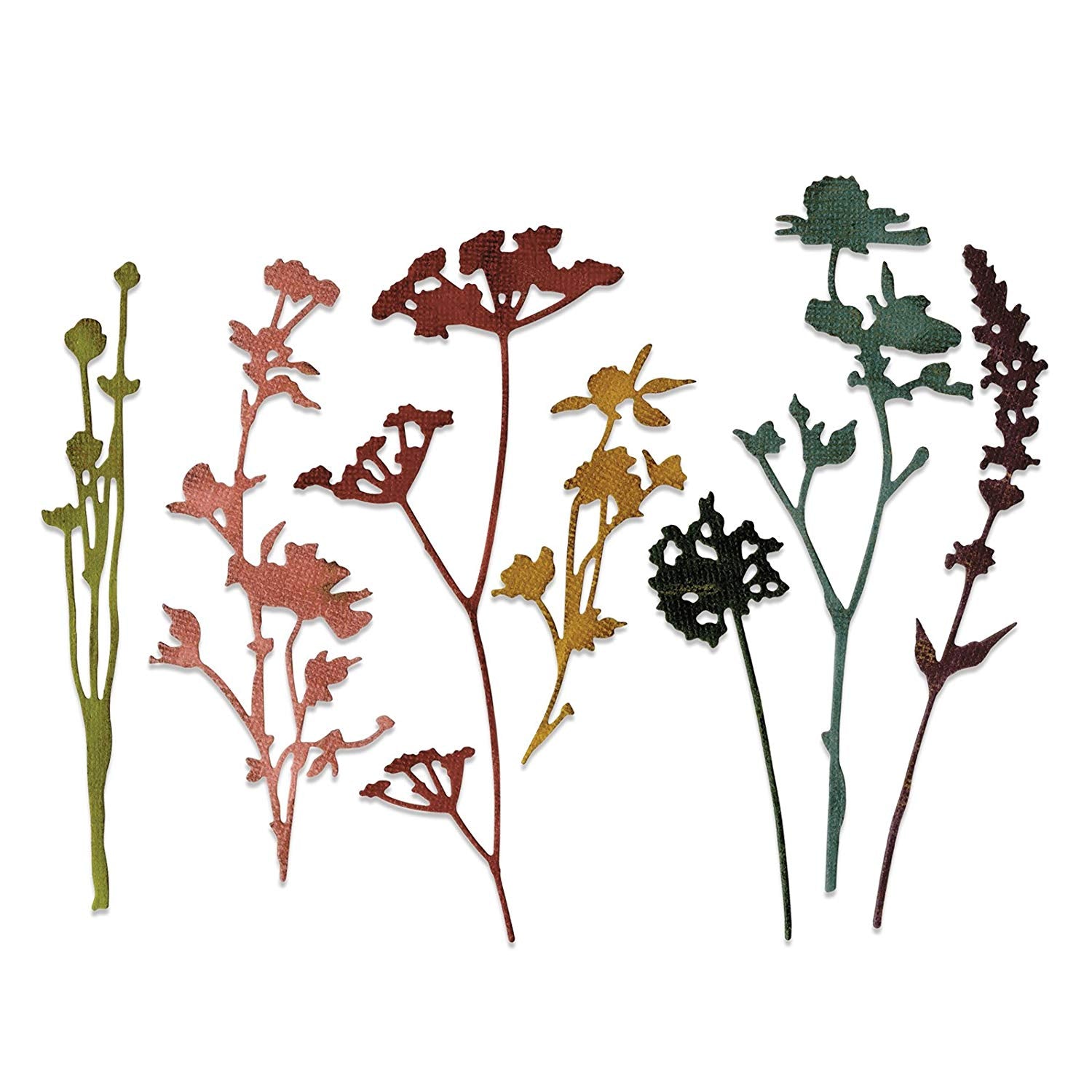 Thinlits Die Set 7Pk Wildflowers By Tim Holtz - Al Masam Stationery LLC Main image
