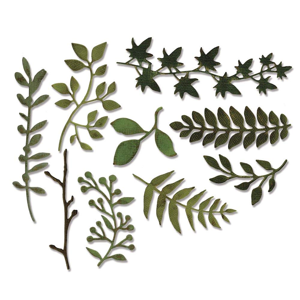 Thinlits Die Set 9Pk Garden Greens By Tim Holtz Secondary image