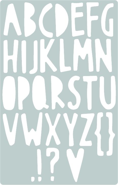 Thinlits Dies Paper Cuts Alphabet By Pete Hughes Secondary image