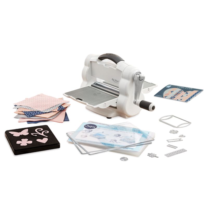 Sizzix Big Shot Foldaway Machine White & Gray With Free Bonus Content - Al Masam Stationery LLC Main image
