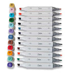 Accessory Permanent Pens 12Pk (Assorted Colours) - Al Masam Stationery LLC