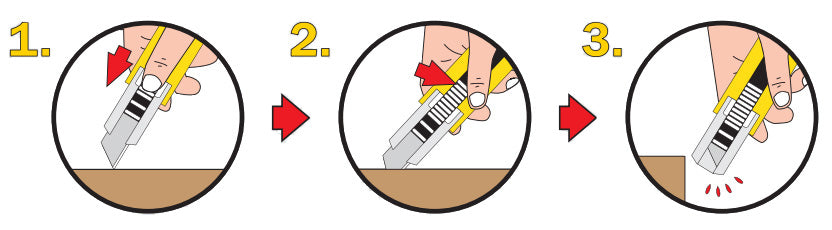 Safety Knife-Comfort Grip - Al Masam Stationery LLC