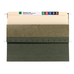 SMEAD BOX BOTTOM HANGING FILE FOLDERS 2 INCH EXPANSION GREEN - Al Masam Stationery LLC