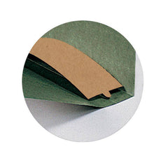 SMEAD BOX BOTTOM HANGING FILE FOLDERS 2 INCH EXPANSION GREEN - Al Masam Stationery LLC