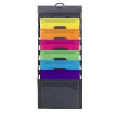 SMEAD CASCADING WALL ORGANIZER 6 POCKETS GRAY - Al Masam Stationery LLC