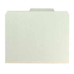 SMEAD PRESSBOARD CLASSIFICATION FILE FOLDER WITH SAFE SHIELD" FASTENERS 3 DIVIDERS 3 INCH EXPANSION GREEN - Al Masam Stationery LLC