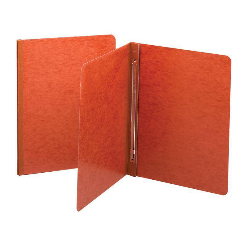 SMEAD PRESSGUARD REPORT COVER METAL PRONG WITH COMPRESSOR SIDE FASTENER 3 INCH CAPACITY RED Secondary image