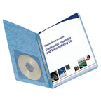 SMEAD PRESSGUARD REPORT COVER METAL PRONG WITH COMPRESSOR SIDE FASTENER 3INCH CAPACITY BLUE - Al Masam Stationery LLC