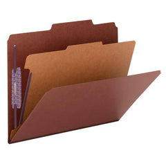 SMEAD PRESSBOARD CLASSIFICATION FILE FOLDER WITH SAFE SHIELD RED - Al Masam Stationery LLC