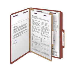 SMEAD PRESSBOARD CLASSIFICATION FILE FOLDER WITH SAFE SHIELD RED - Al Masam Stationery LLC