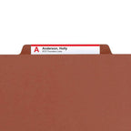 SMEAD PRESSBOARD CLASSIFICATION FILE FOLDER WITH SAFE SHIELD RED - Al Masam Stationery LLC