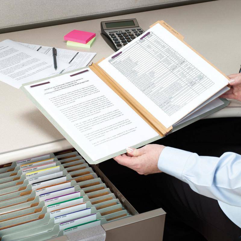 SMEAD PRESSBOARD CLASSIFICATION FOLDER WITH SAFE SHIELD GREEN - Al Masam Stationery LLC