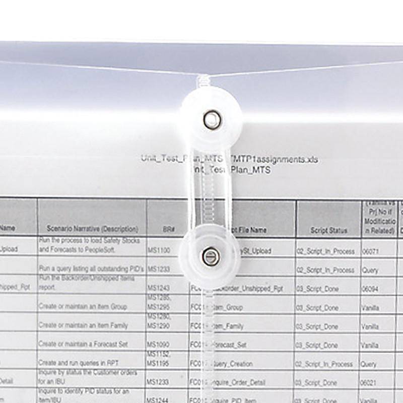 SMEAD POLY ENVELOPE 1-1/4 INCH EXPANSION STRING TIE CLOSURE SIDE LOAD CLEAR - Al Masam Stationery LLC