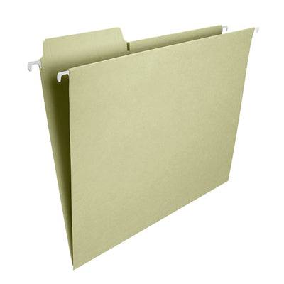 SMEAD FASTAB HANGING FOLDER 1/3 CUT BUILT IN TAB LETTER MOSS - Al Masam Stationery LLC